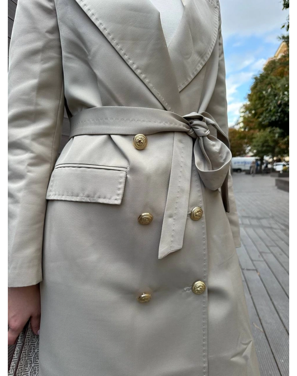 Missemramiss T4551 Bej Rosa Blazer Trençkot