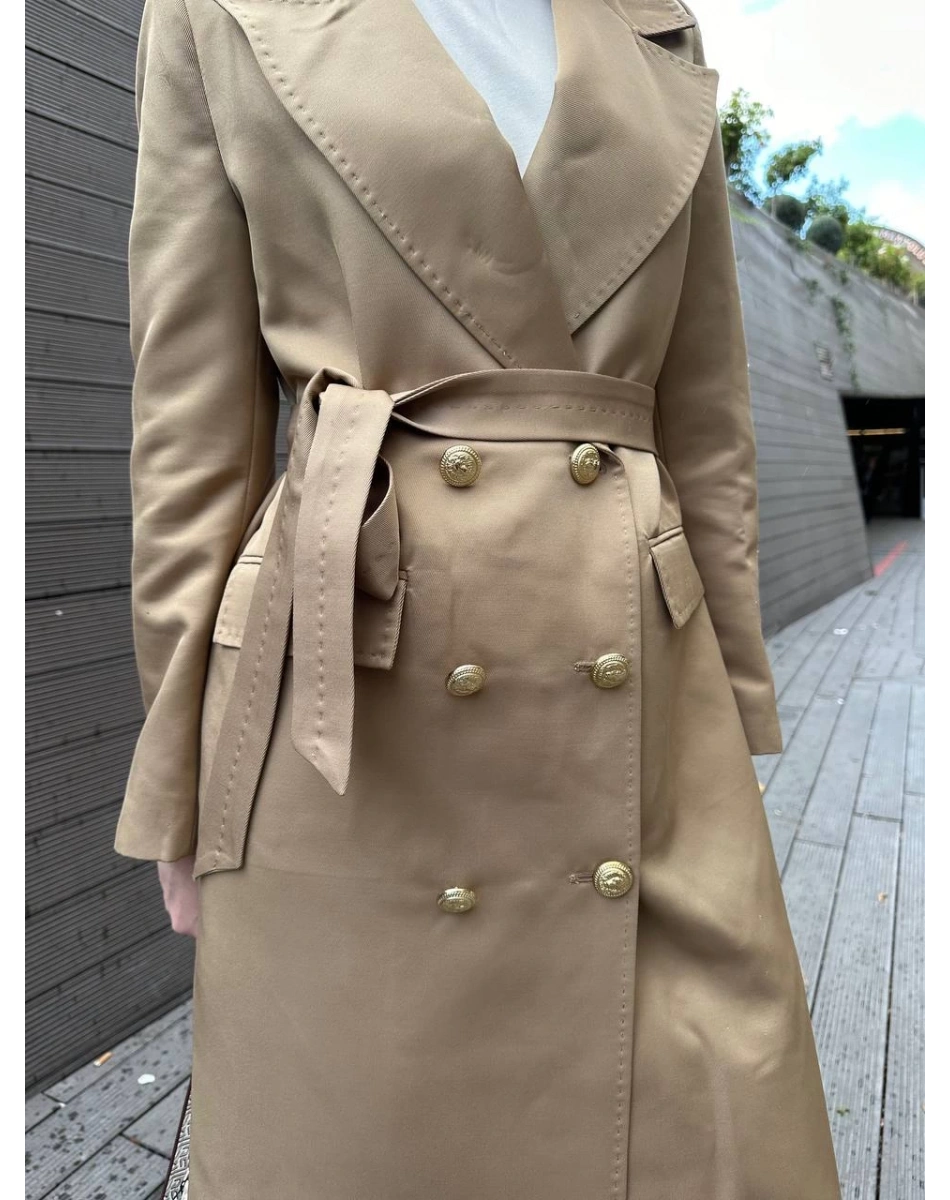 Missemramiss T4551 Camel Rosa Blazer Trençkot