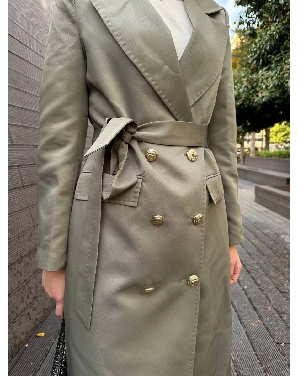 Missemramiss T4551 Haki Rosa Blazer Trençkot