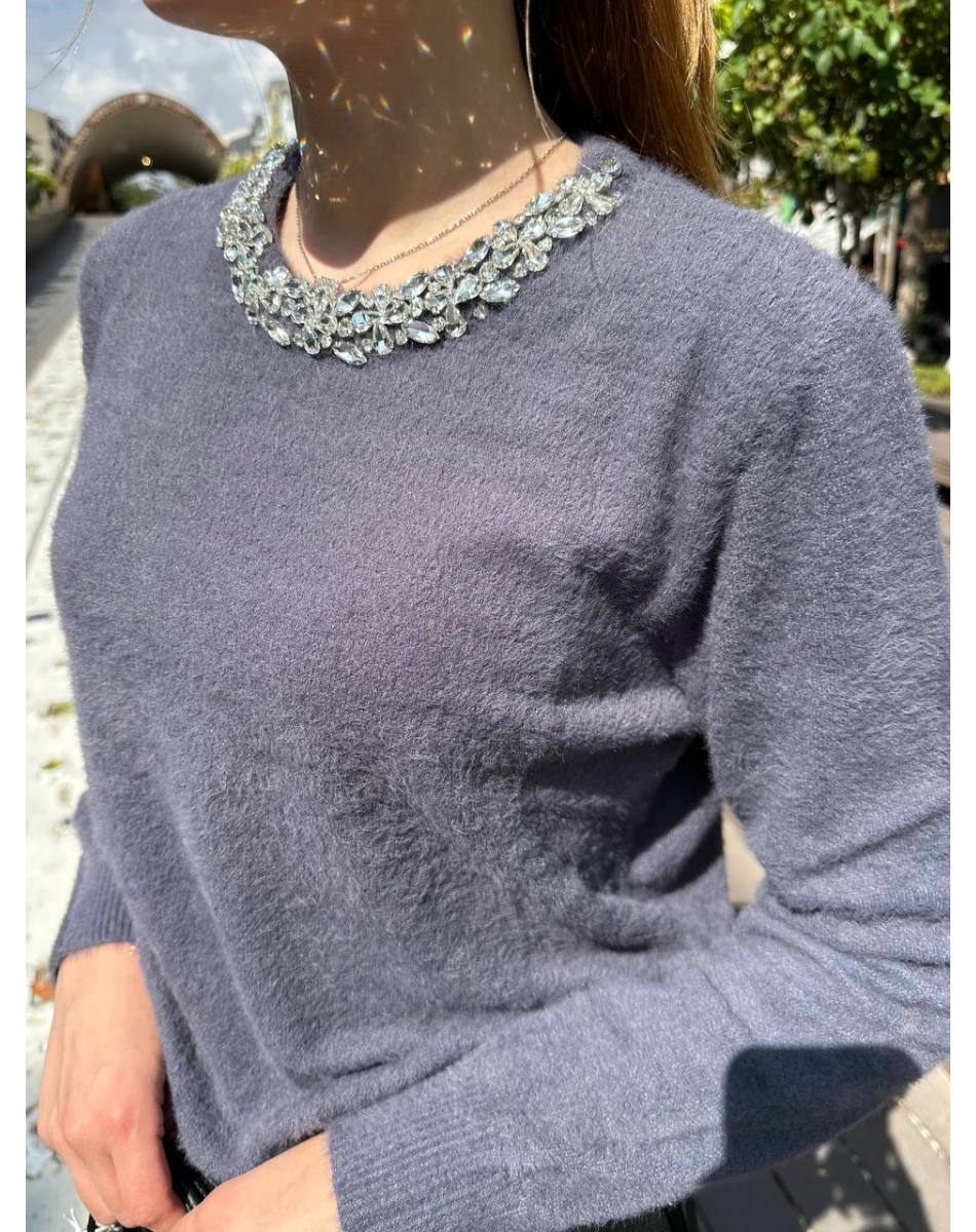 Missemramiss T4574 Antrasit Angora Kazak