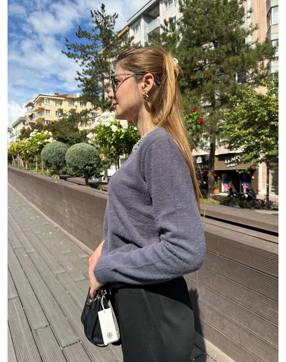 Missemramiss T4574 Antrasit Angora Kazak