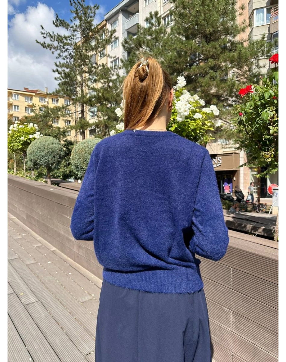 Missemramiss T4574 Lacivert Angora Kazak