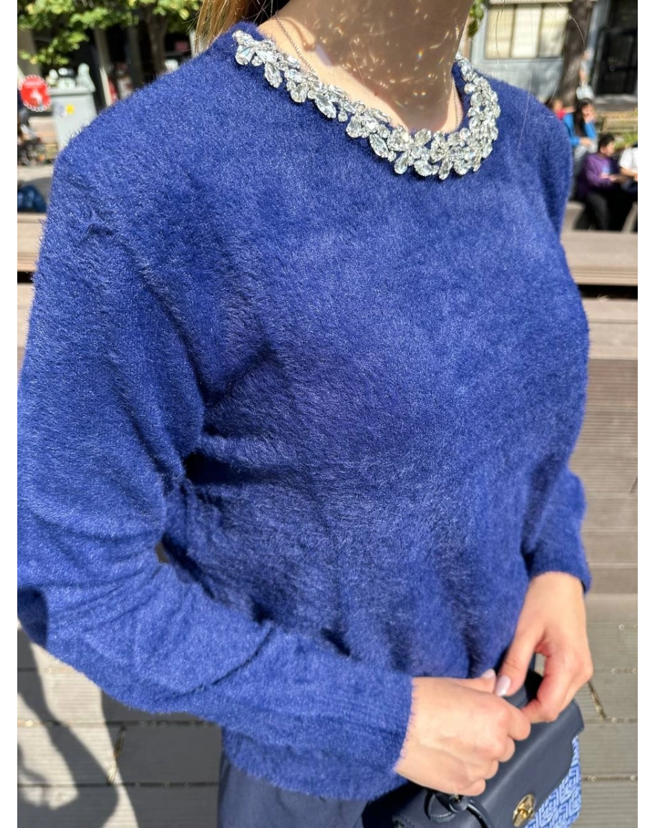 Missemramiss T4574 Lacivert Angora Kazak