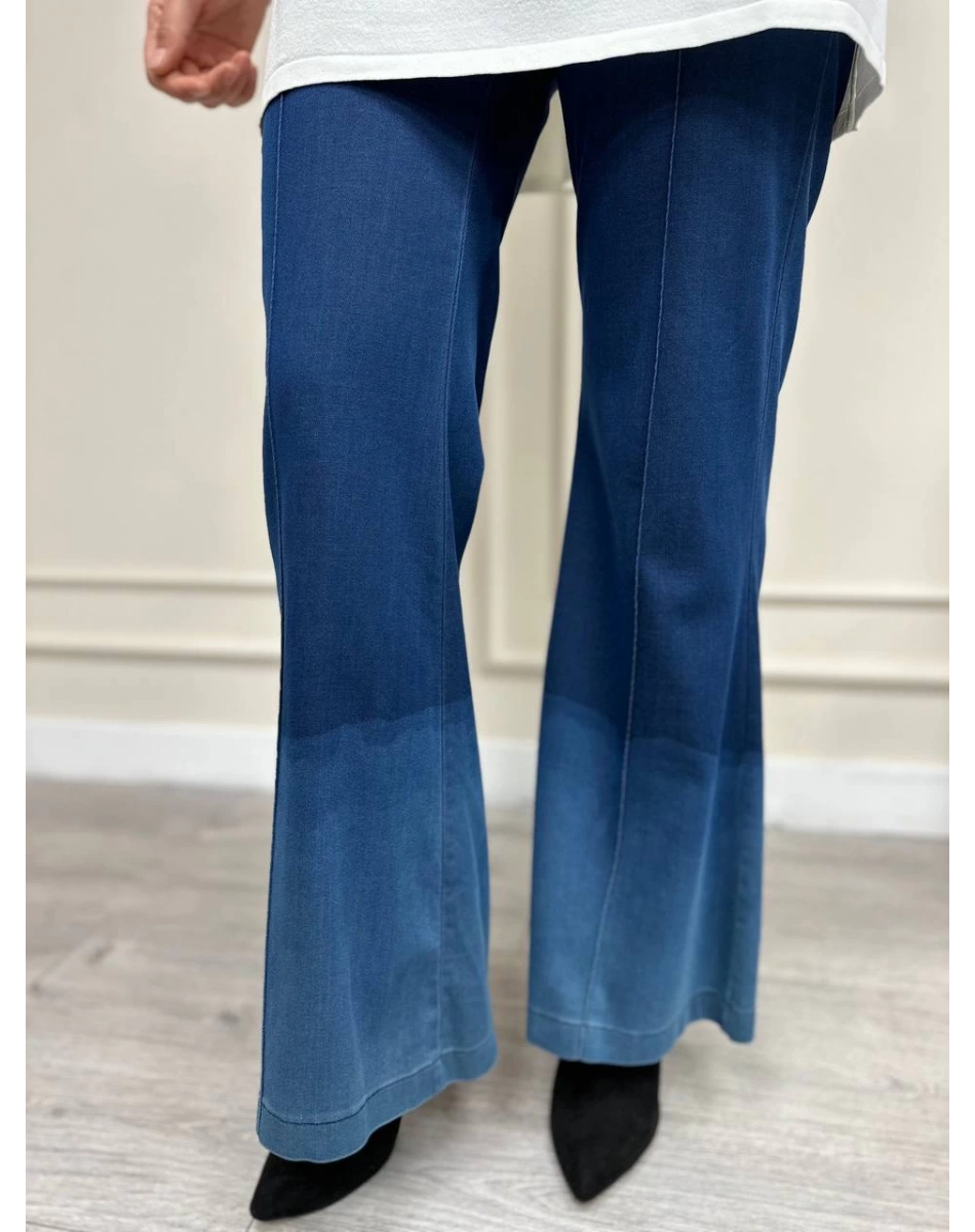 Misswhence 31102 Lacivert Geçişli İspanyol Pantolon