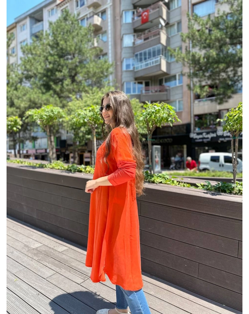 Misswhence 33012 Nar Çiçeği Tunik