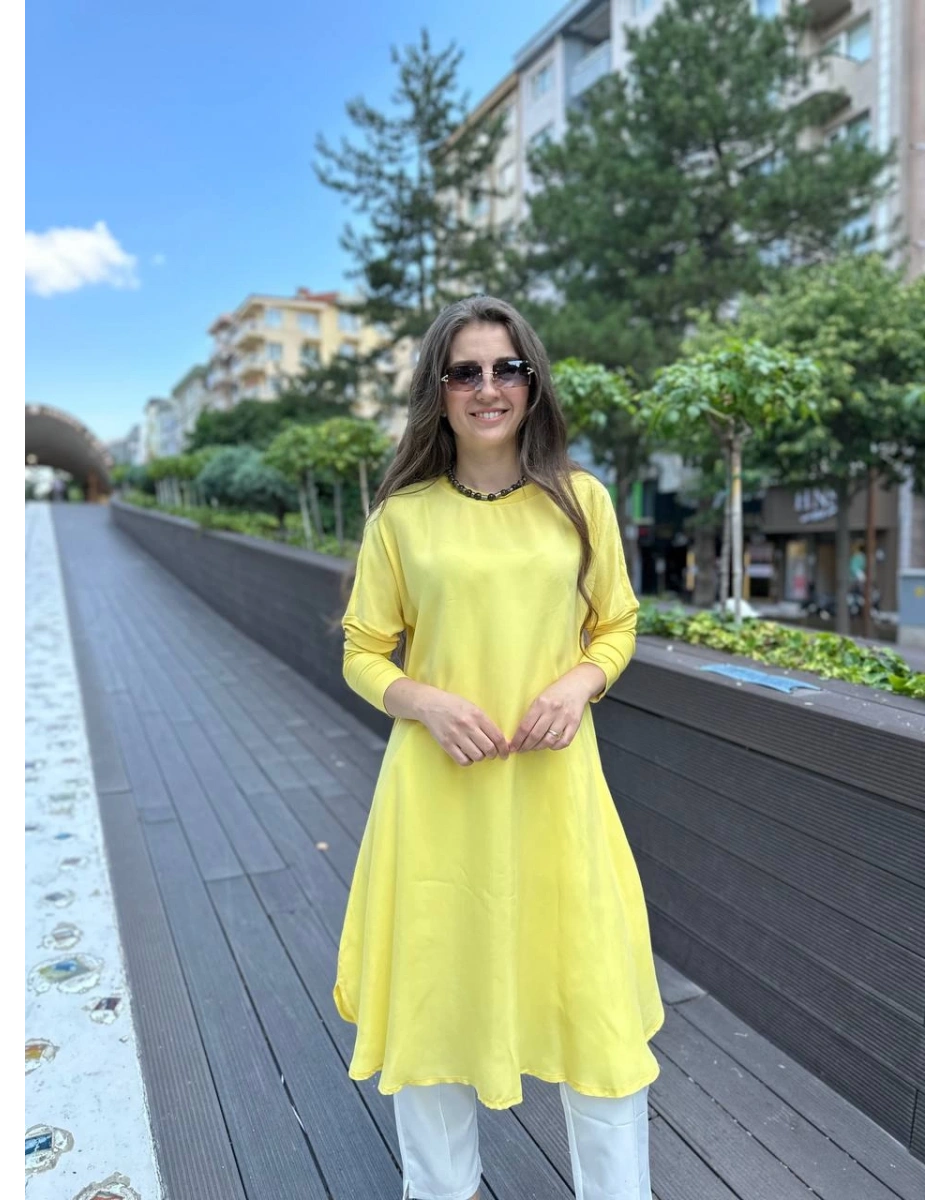 Misswhence 33012 Sarı Tunik