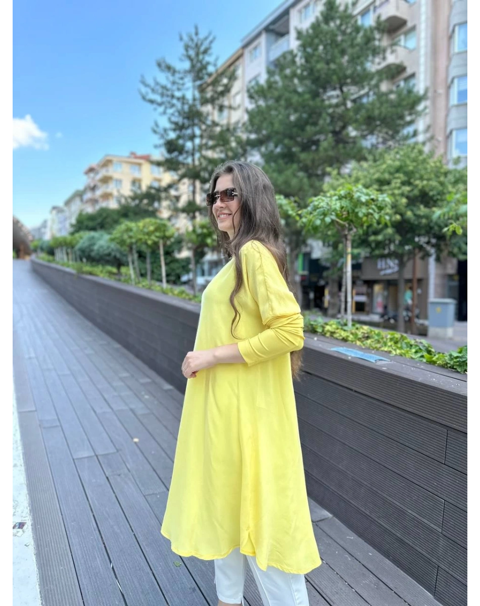 Misswhence 33012 Sarı Tunik