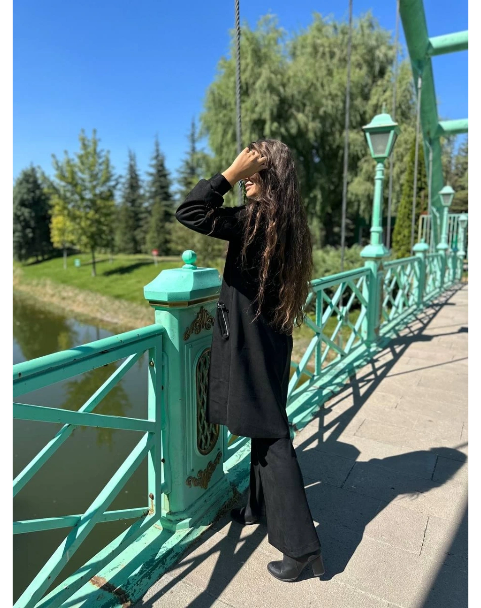 Misswhence 34001 Siyah Tunik