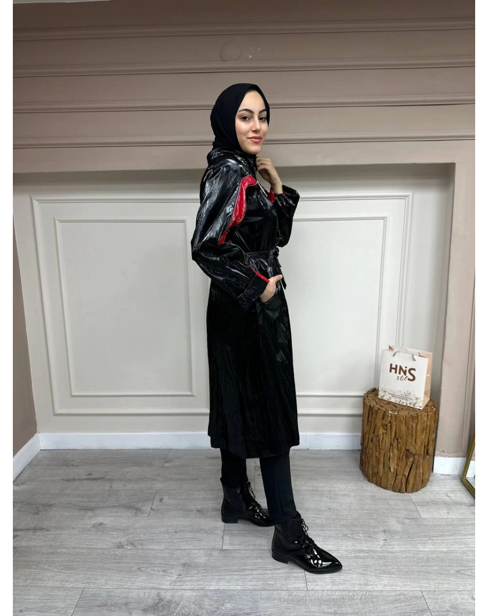 Misswhence 34400 Siyah Rugan Kap