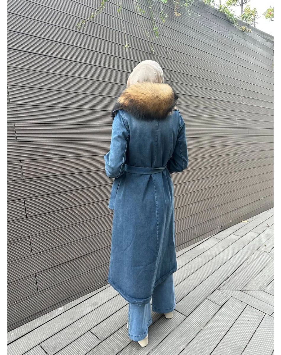 Misswhence 34511 Lacivert Kot Kap