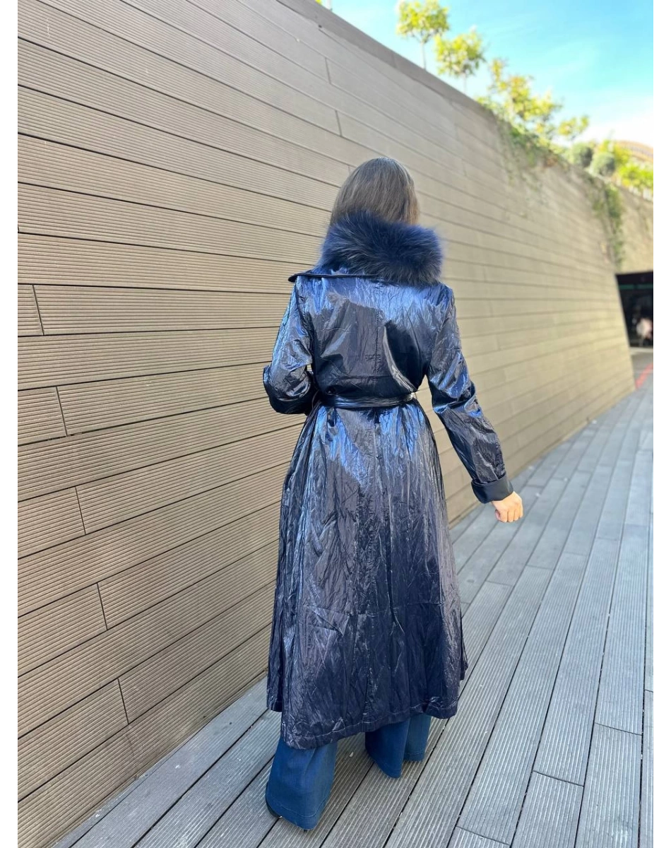 Misswhence 34519 Lacivert Parlak Kap