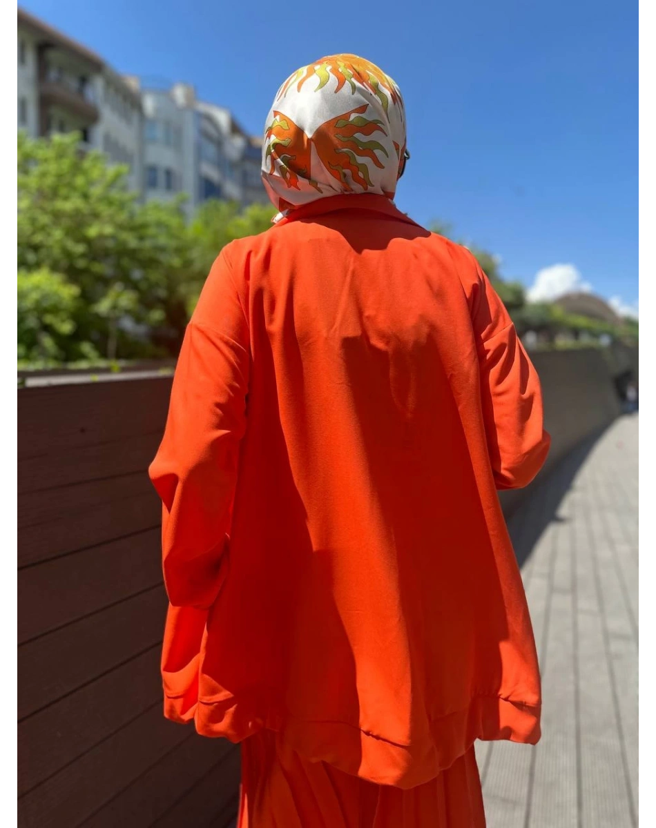 Misswhence 35312 Oranj Gömlek