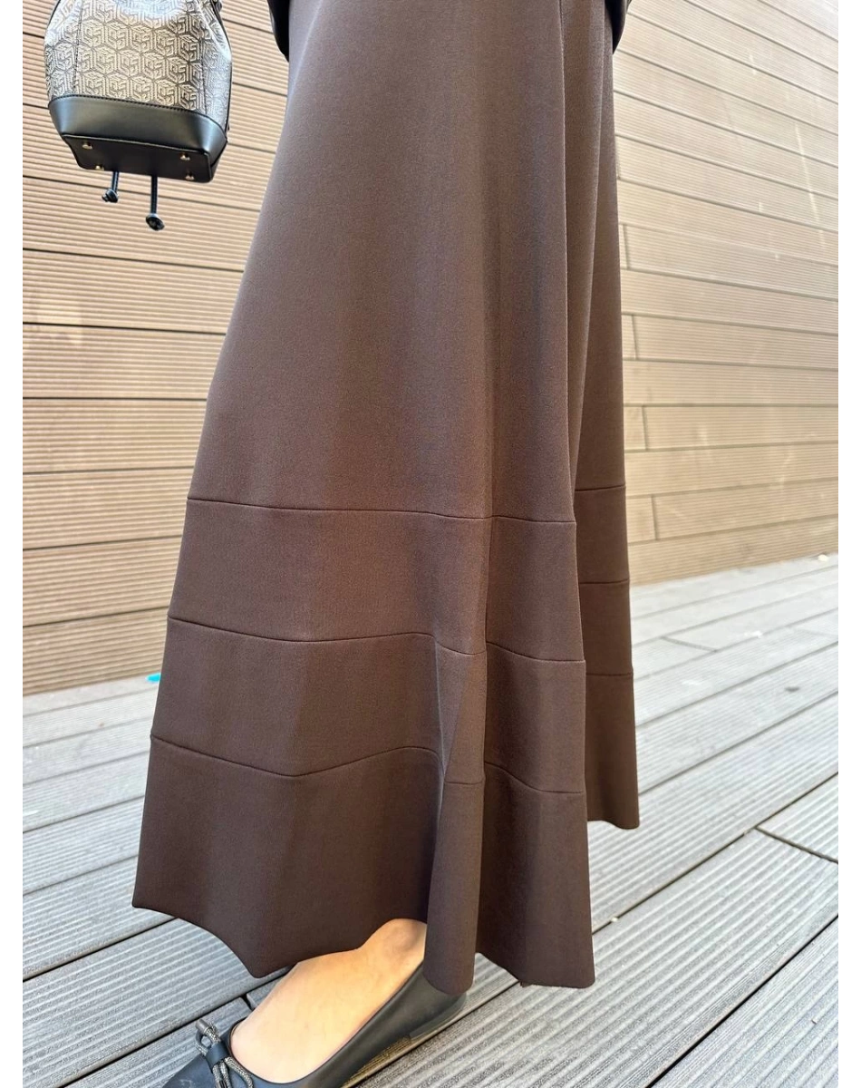 Misswhence 36002 Kahverengi Etek Takım