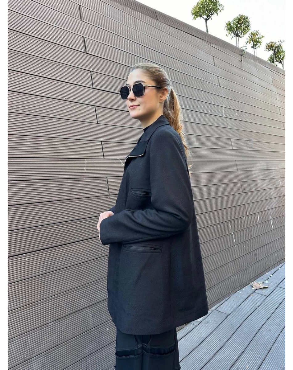 Misswhence 36206 Siyah Ceket