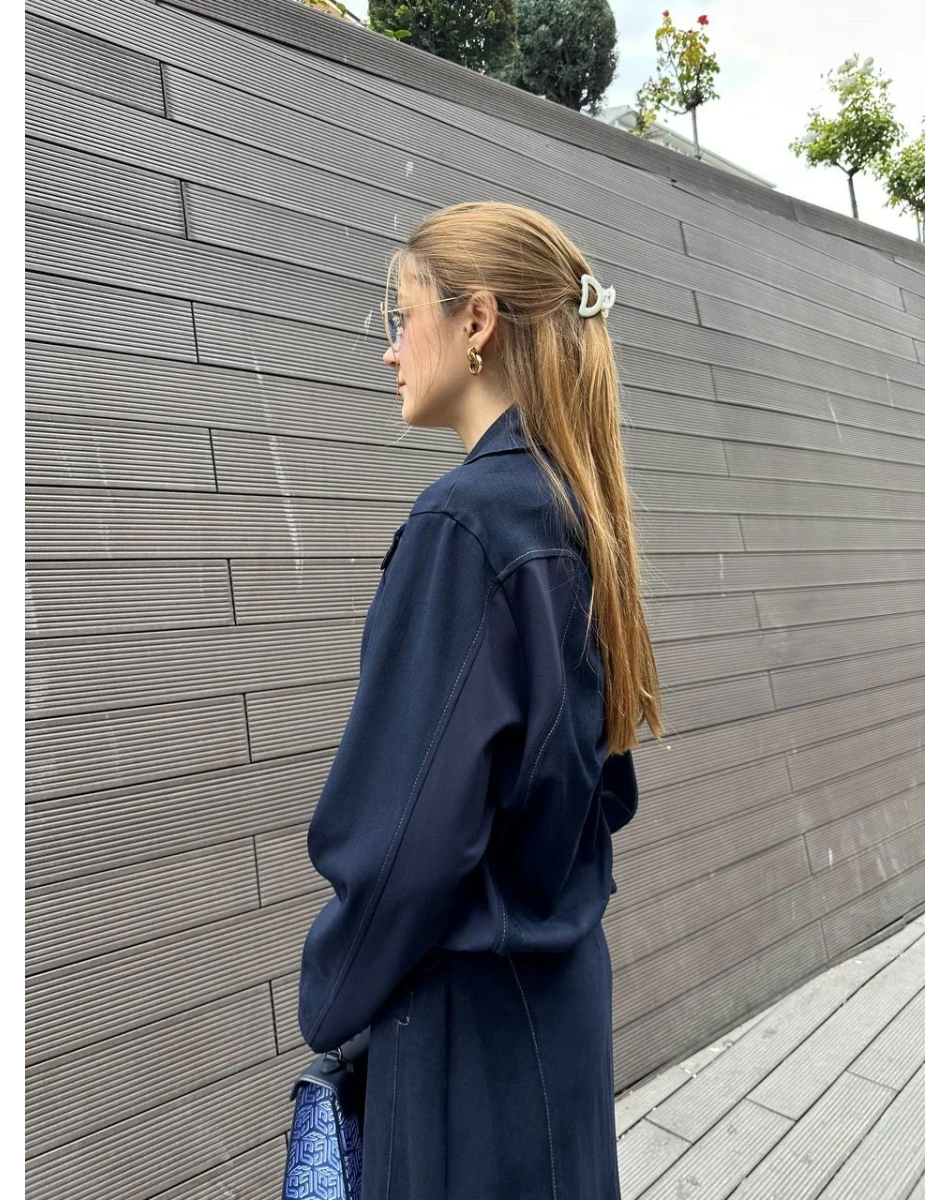 Misswhence 36402 Lacivert Kot Kap