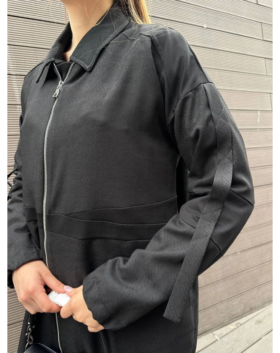 Misswhence 36407 Siyah Mevsimlik Gömlek Kap