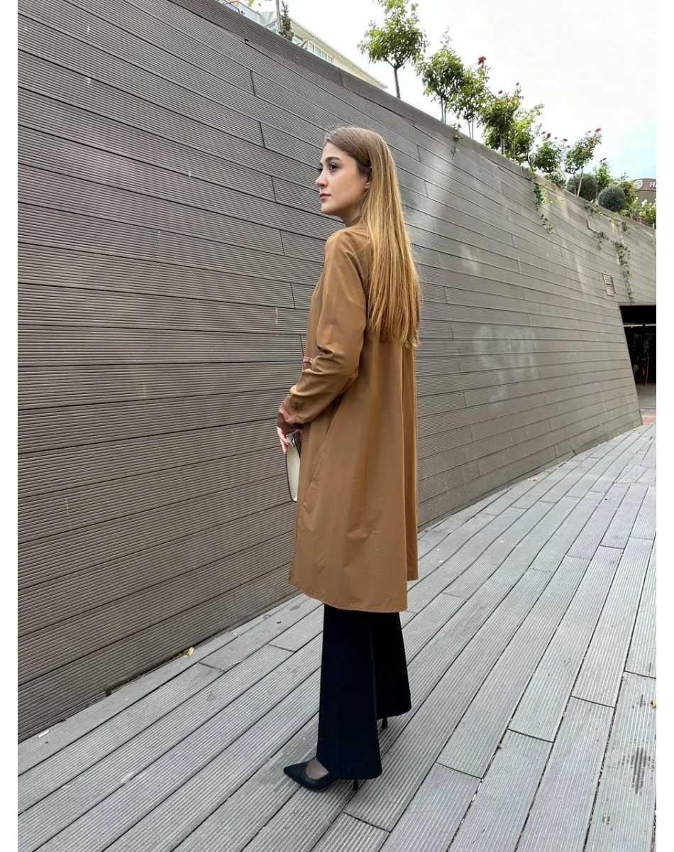 Misswhence 36412 Taba Çıtçıtlı Gömlek Kap