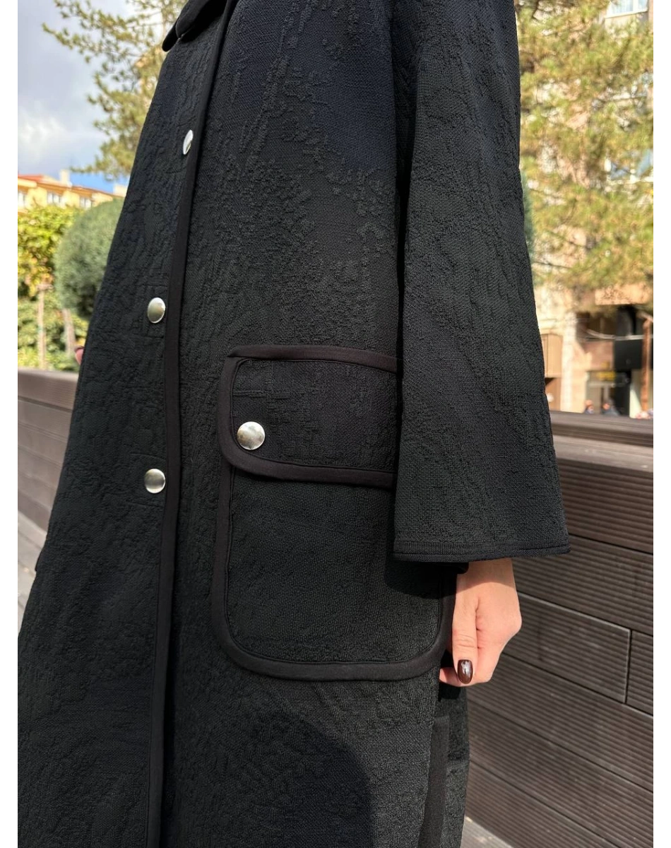 Misswhence 36416 Siyah Triko Kap