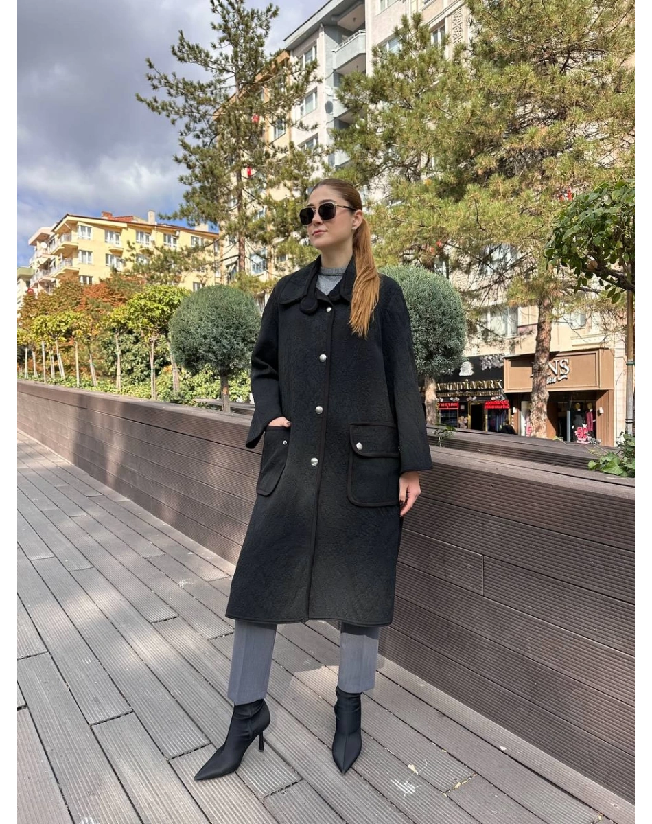 Misswhence 36416 Siyah Triko Kap