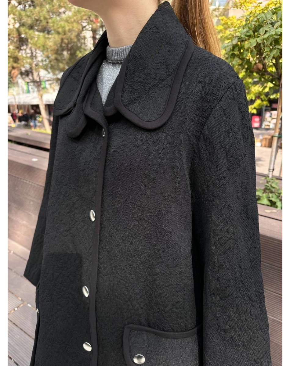 Misswhence 36416 Siyah Triko Kap