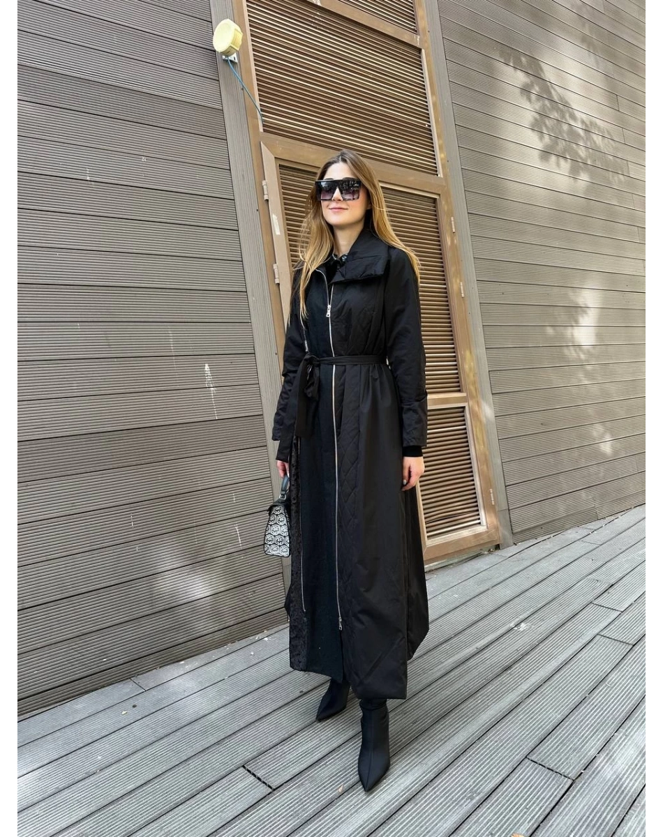 Misswhence 36514 Siyah Fermuar Detaylı Kap