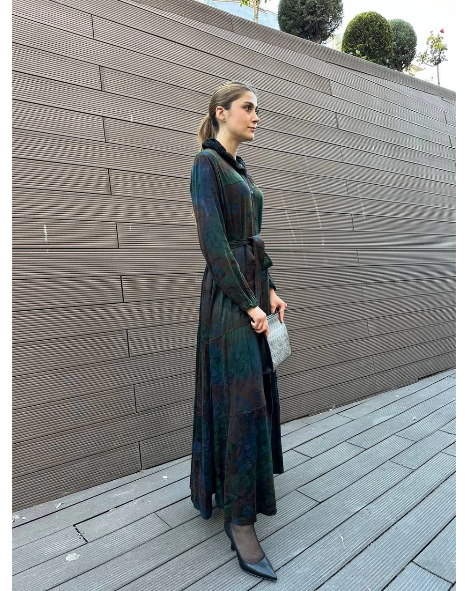 Misswhence 36515 Sax İpek Çıtçıtlı Kap