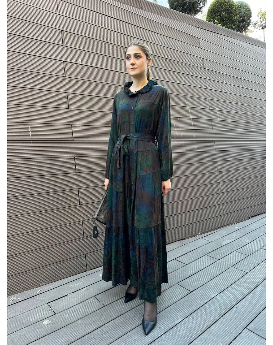 Misswhence 36515 Sax İpek Çıtçıtlı Kap