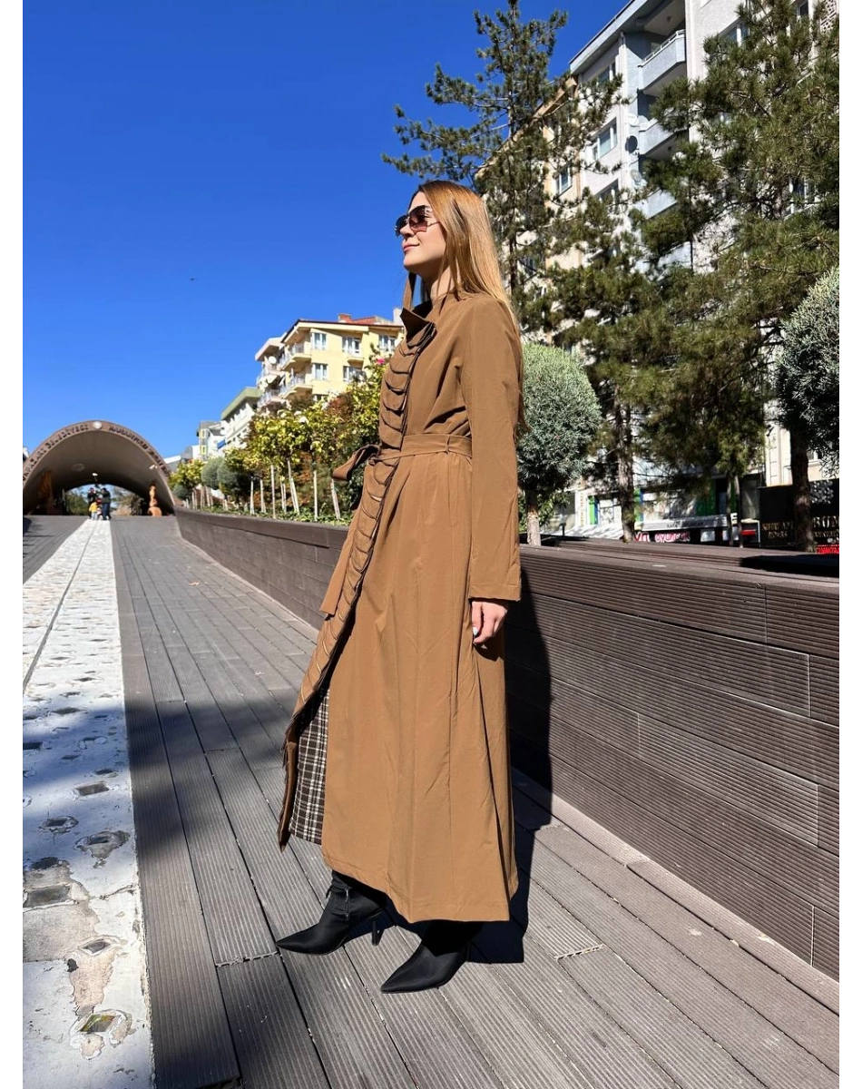 Misswhence 36525 Taba Nervürlü Kap