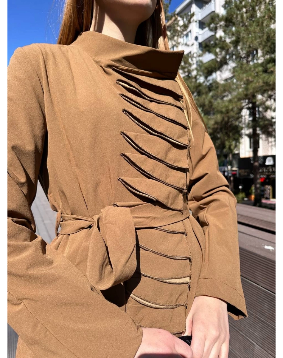 Misswhence 36525 Taba Nervürlü Kap