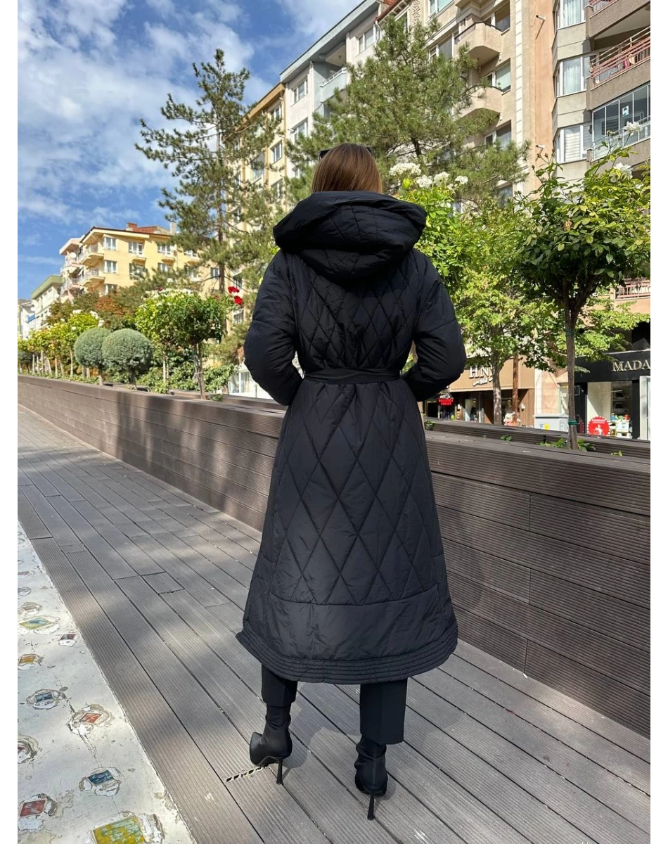 Misswhence 36533 Siyah Şişme Mont