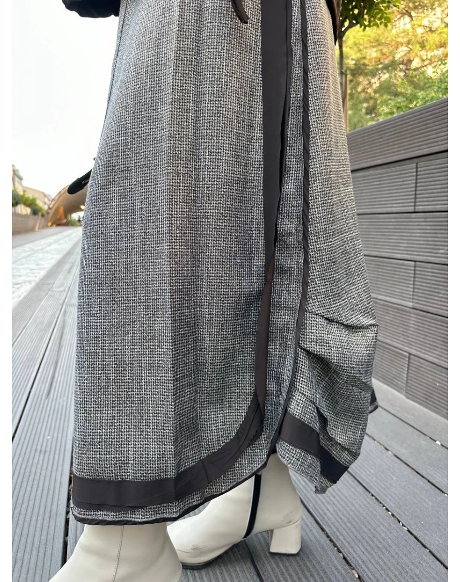 Misswhence 36902 Kahverengi Etek