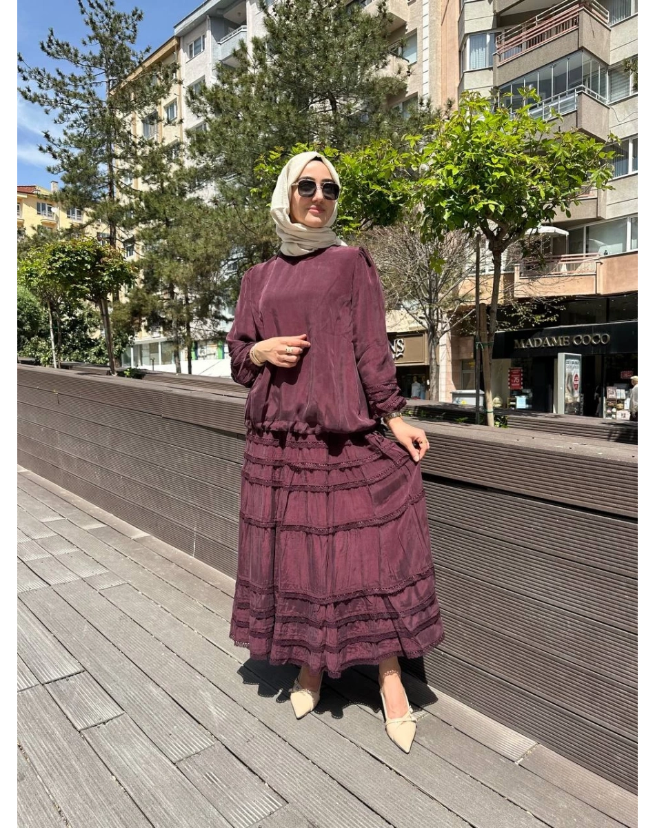 Misswhence 37005 Bordo İkili Takım