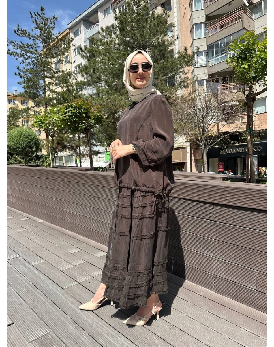 Misswhence 37005 Kahverengi İkili Takım