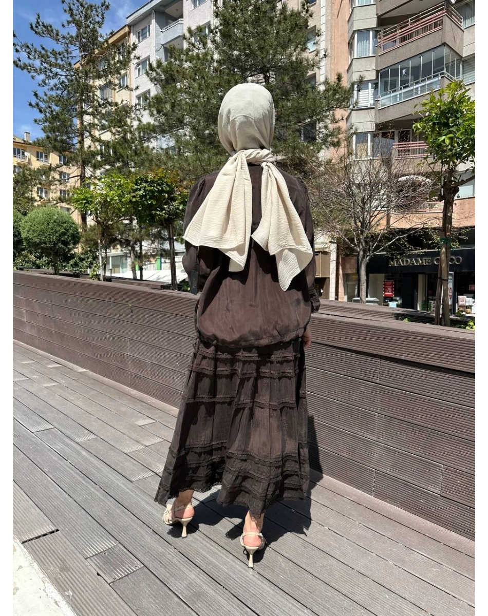 Misswhence 37005 Kahverengi İkili Takım