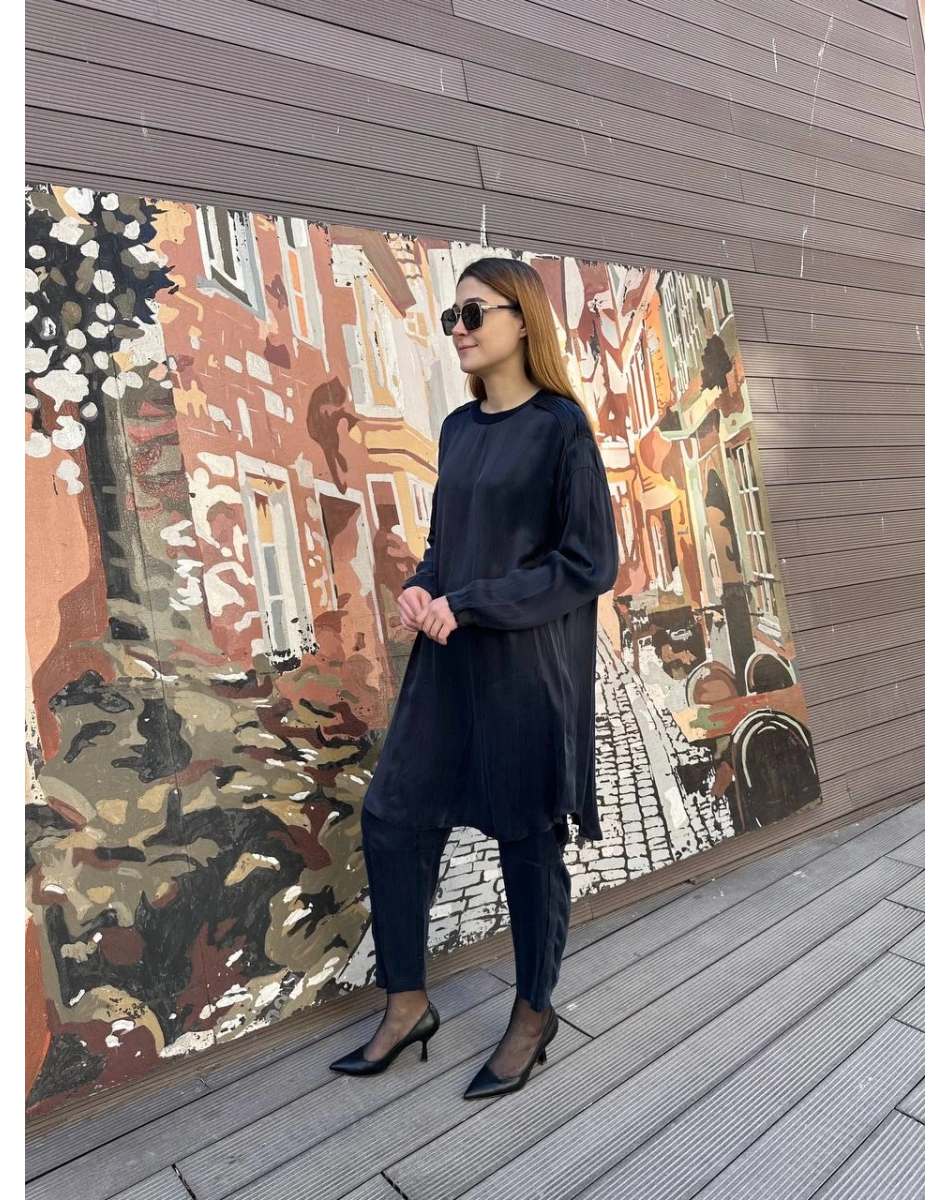 Misswhence 37017 Lacivert Pantolonlu Takım