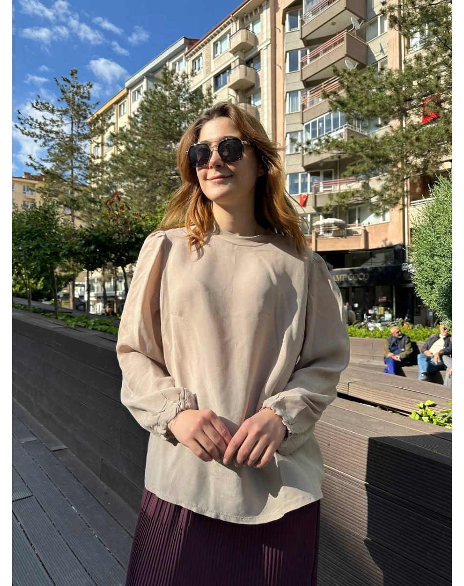 Misswhence 37019 Taş İpek Kısa Tunik