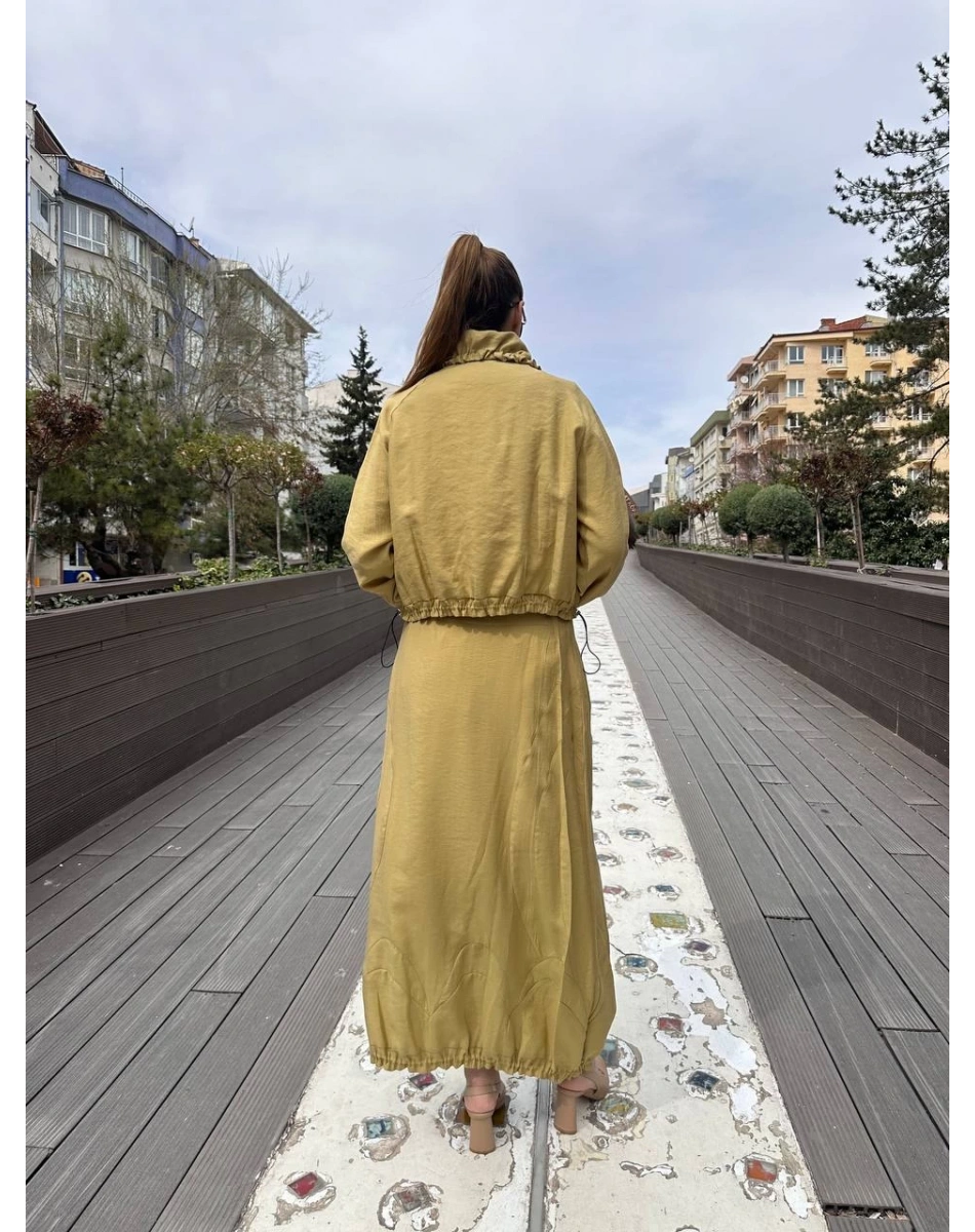 Misswhence 37200 Sarı Etekli Takım