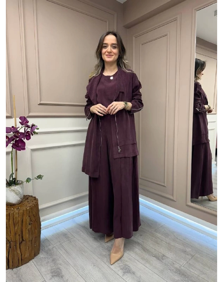 Misswhence 37205 Bordo Üçlü Takım