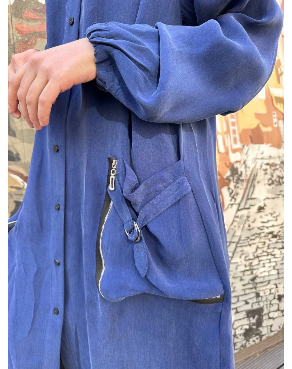 Misswhence 37302 İndigo Gömlek