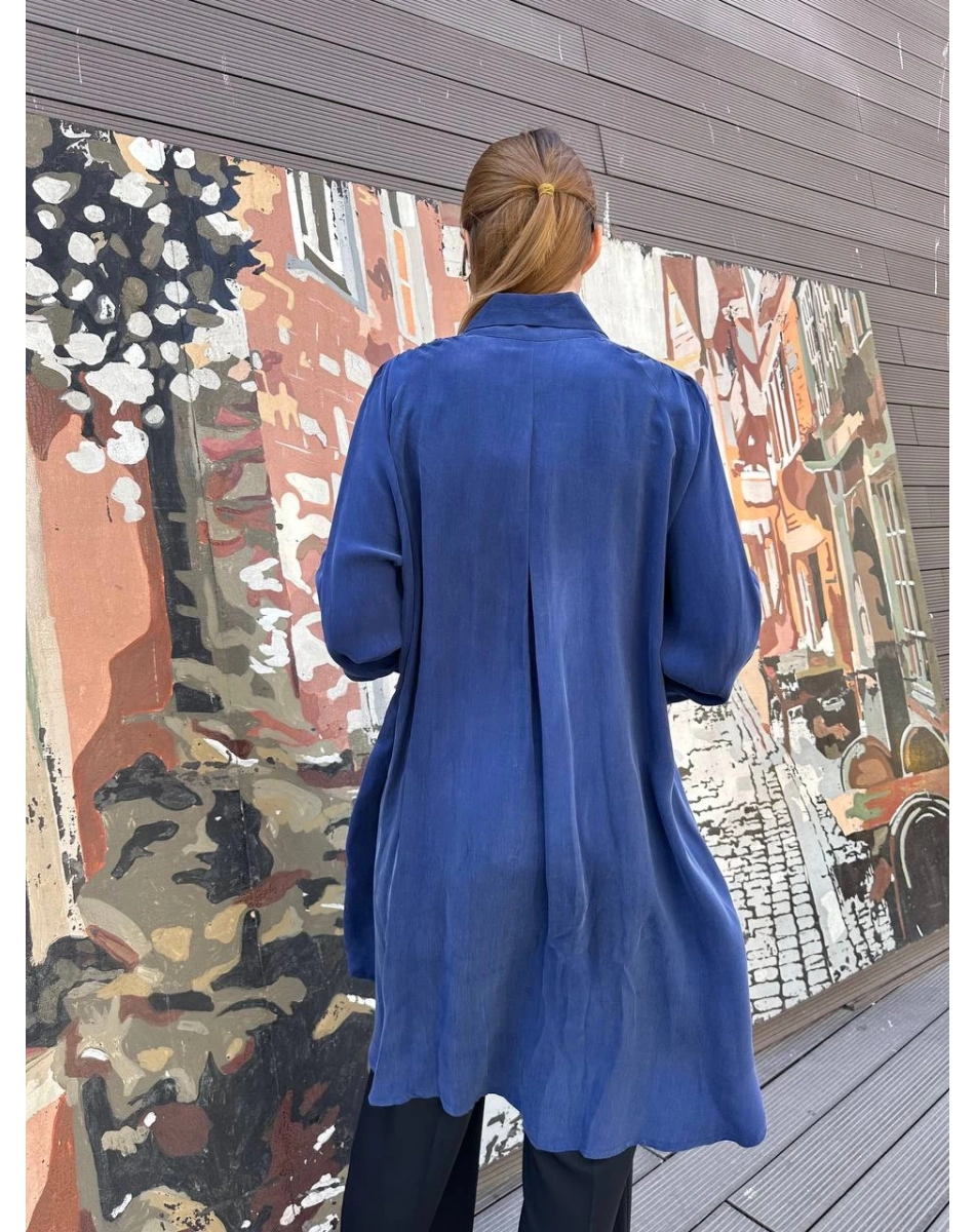 Misswhence 37302 İndigo Gömlek
