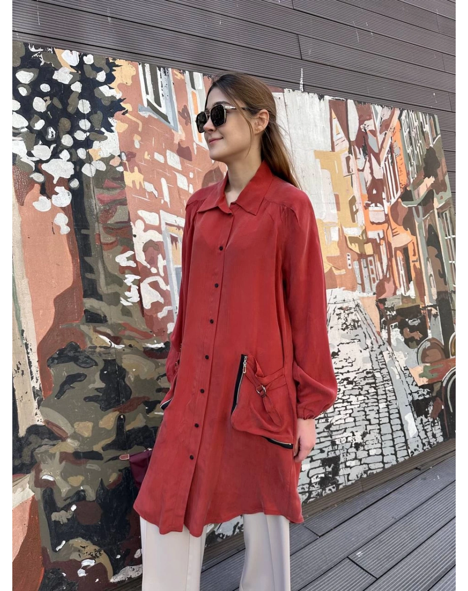 Misswhence 37302 Kiremit Gömlek