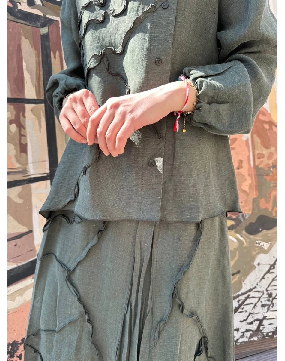 Misswhence 37305 Haki Etekli Takım