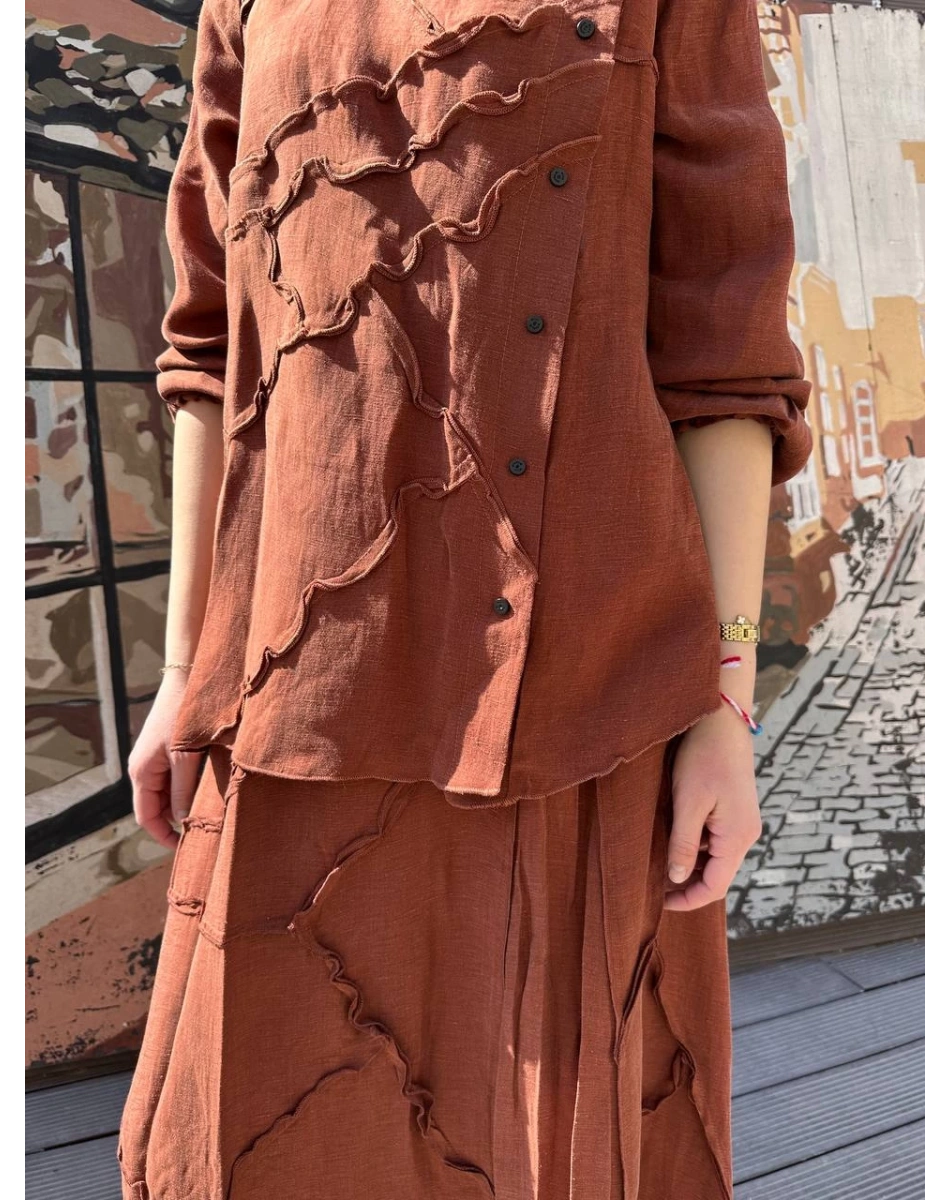 Misswhence 37305 Turuncu Etekli Takım