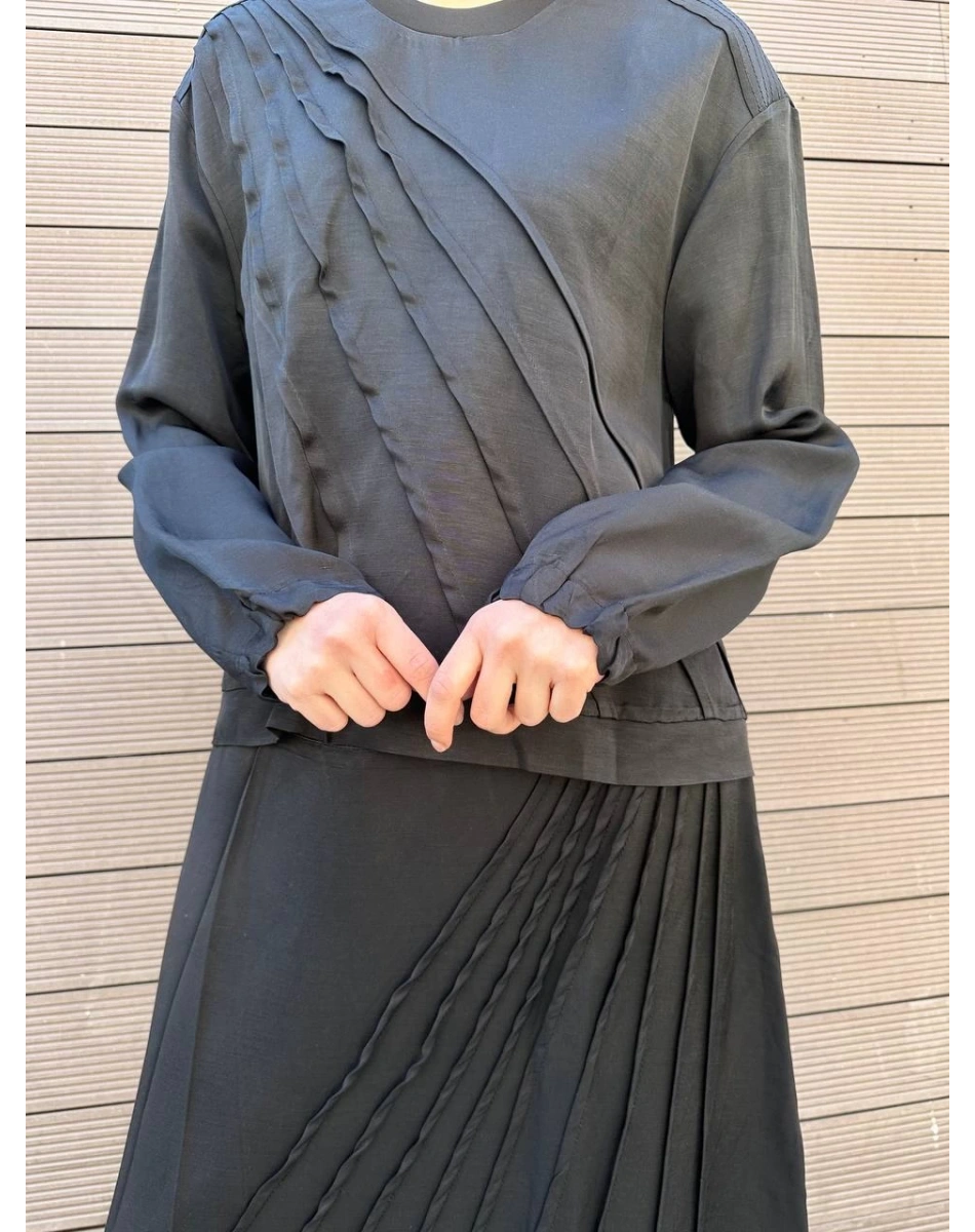 Misswhence 37312 Siyah Tunik Etek Takım