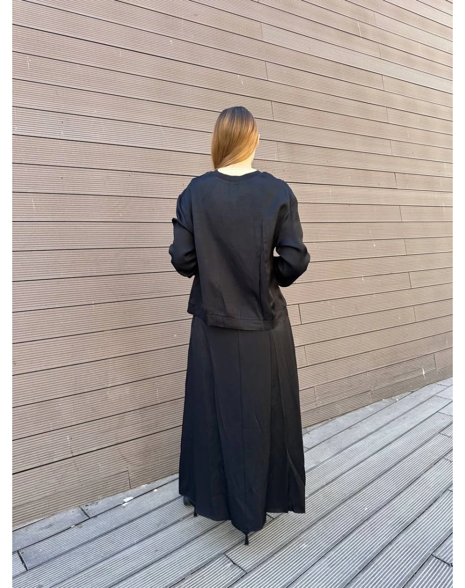 Misswhence 37312 Siyah Tunik Etek Takım