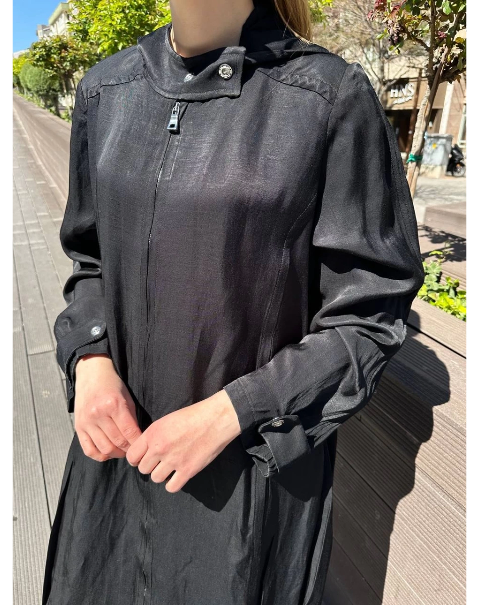 Misswhence 37404 Siyah Keten Kap