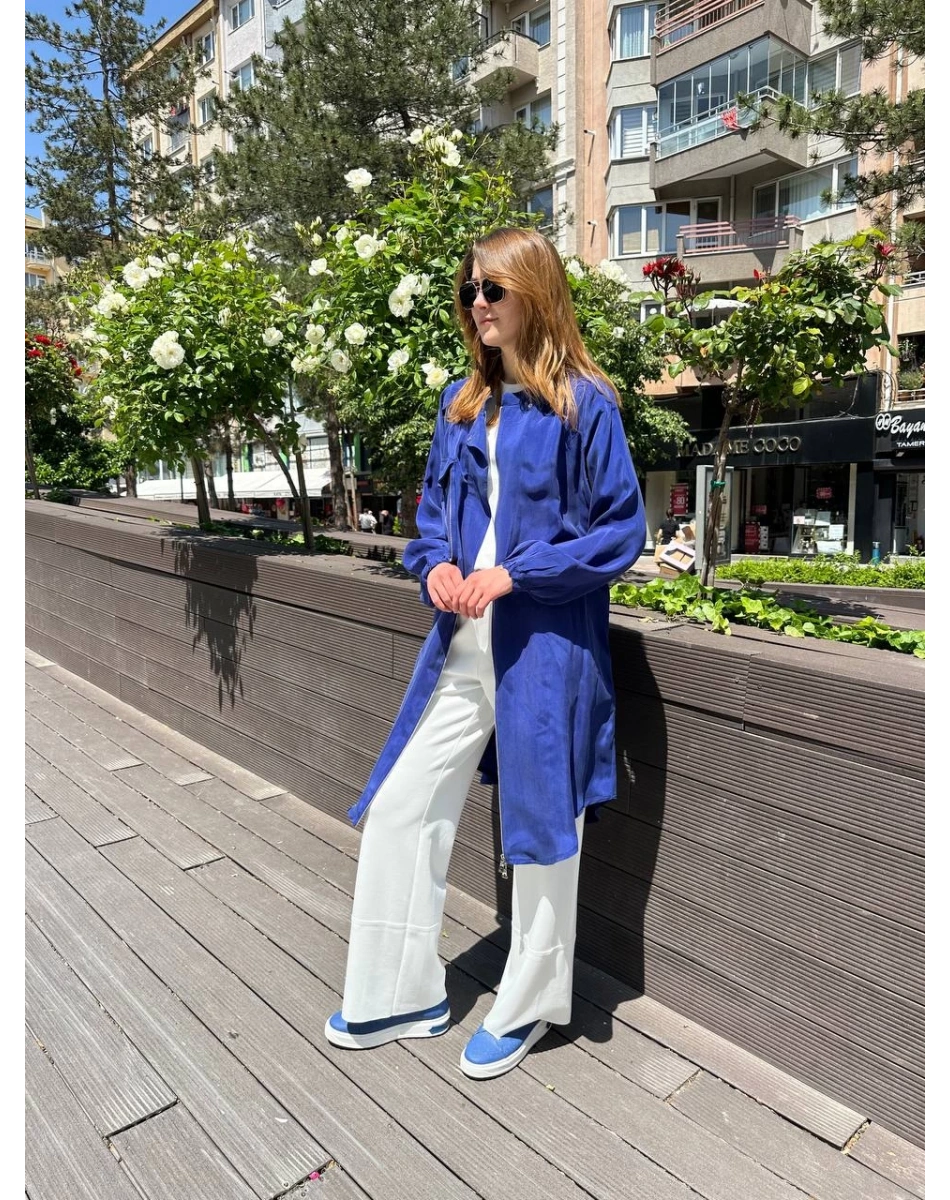 Misswhence 37410 Saks İpek Ara Boy Kap