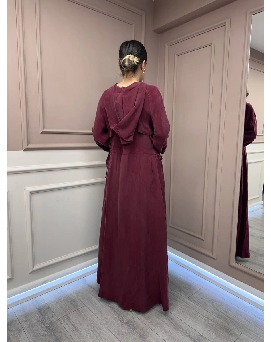 Misswhence 37513 Bordo İpek Kap