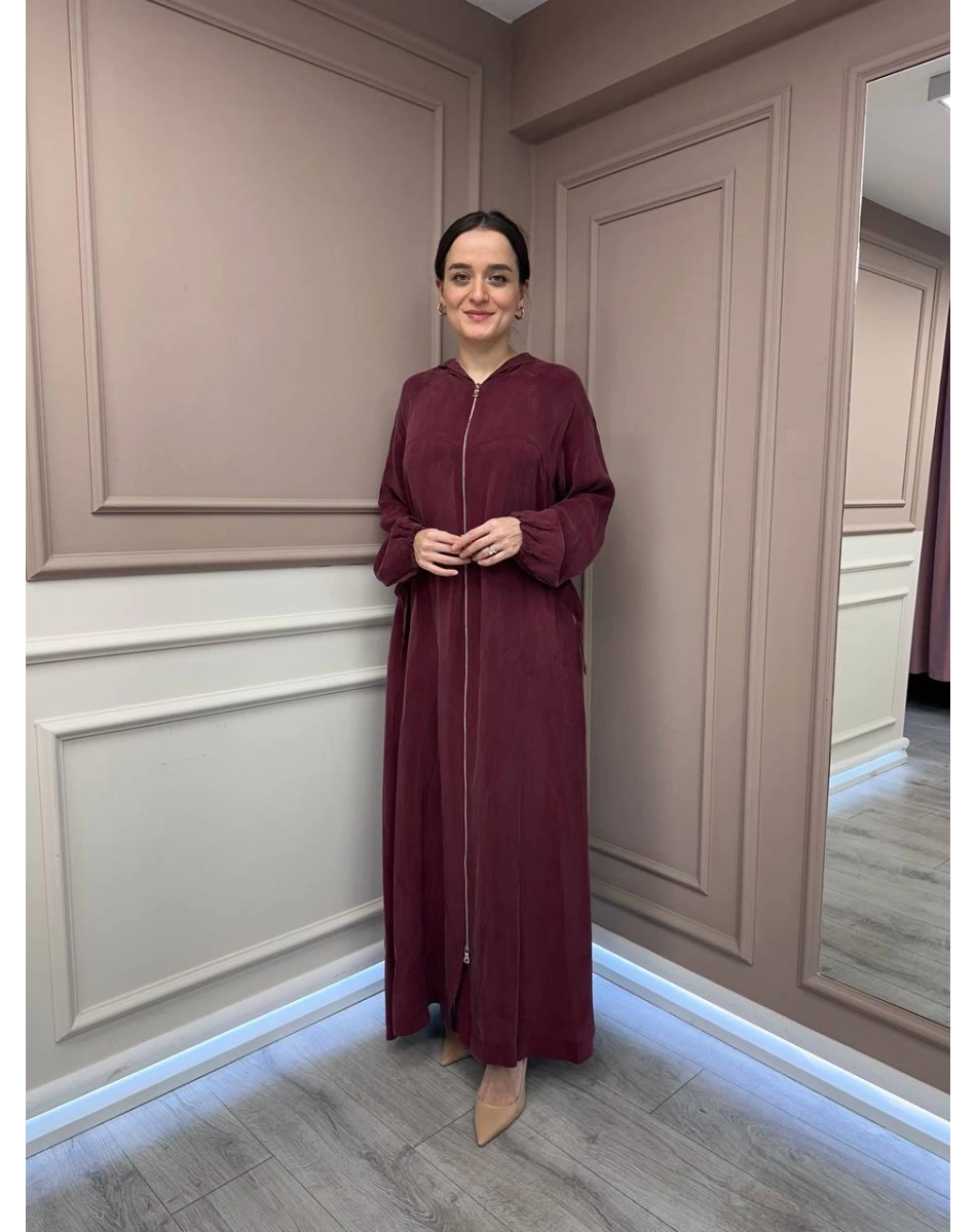 Misswhence 37513 Bordo İpek Kap