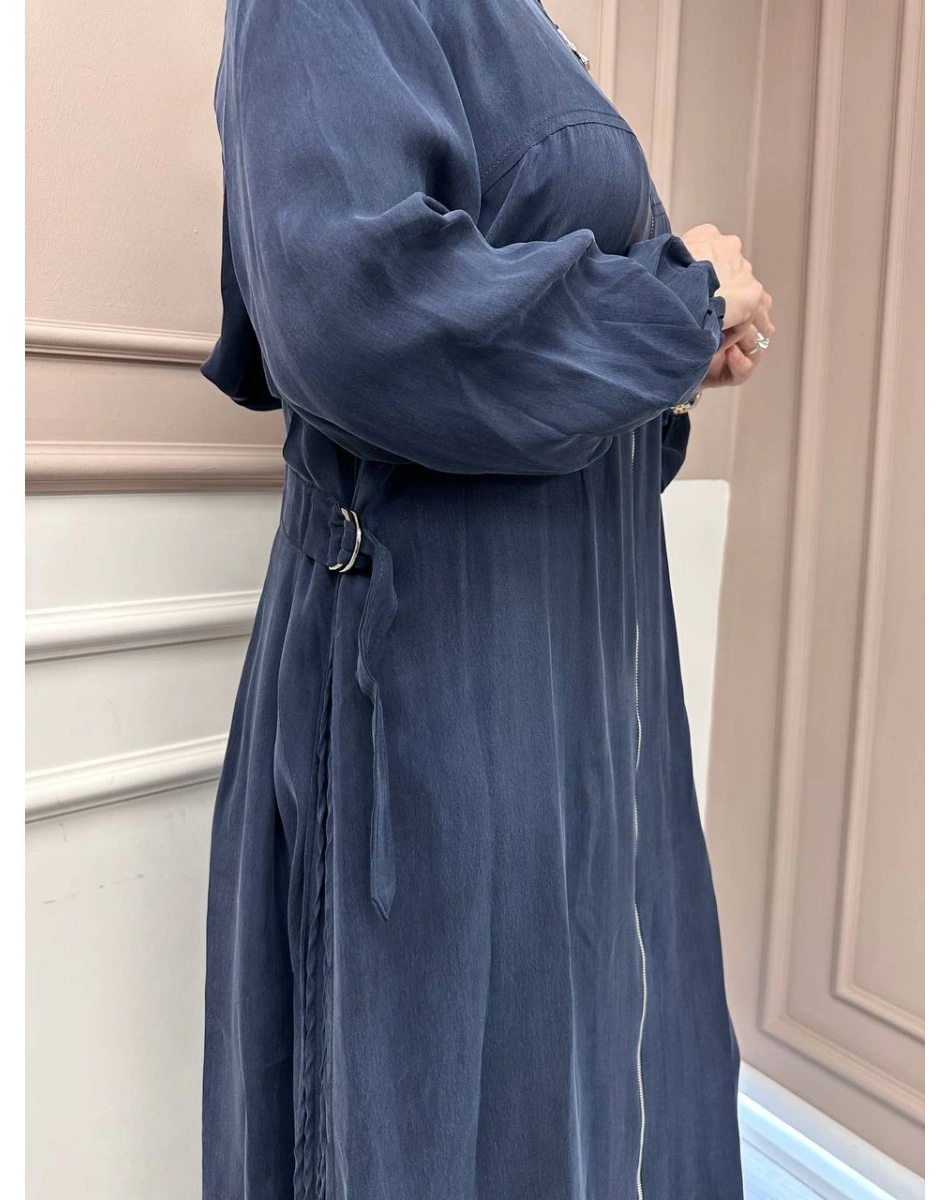 Misswhence 37513 Lacivert İpek Kap